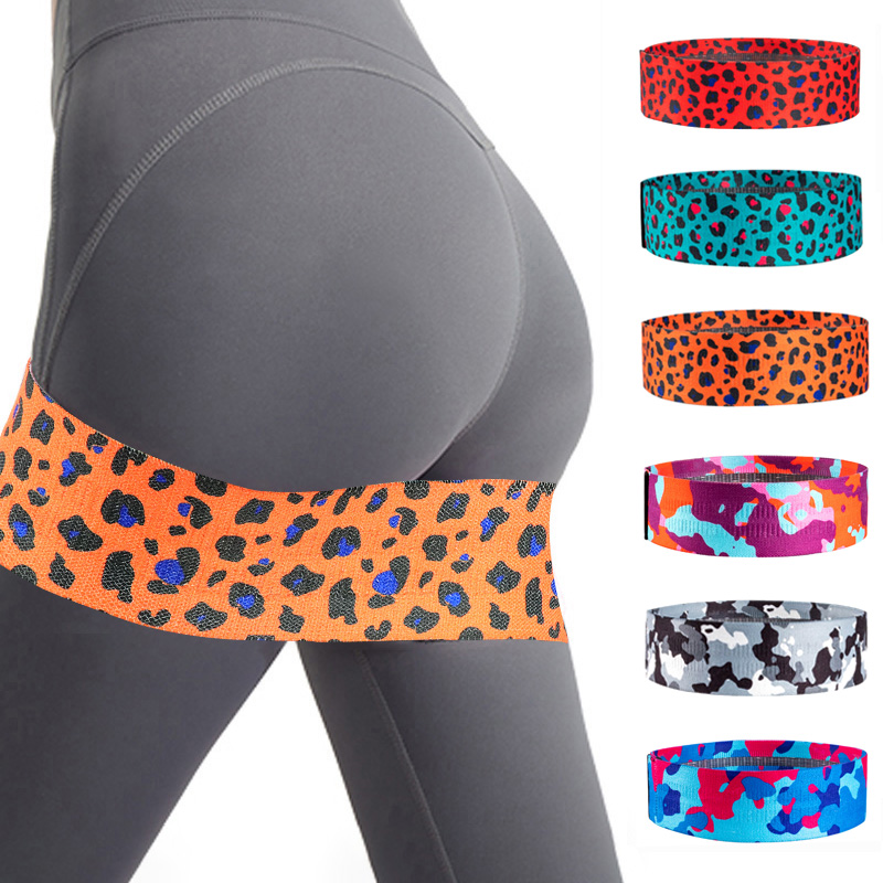 Leopardenmuster-Booty-Bänder,  – Yoga Fitness Resistance Band Bewertung und Preis
